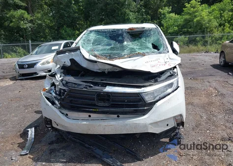 2023 Honda Odyssey Elite из США, поврежденный, VIN 5FNRL6H90PB069609